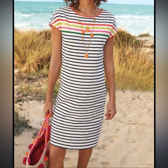 Boden Dresses & Skirts - Boden Paulina Striped Cotton Shirt Dress Size 4